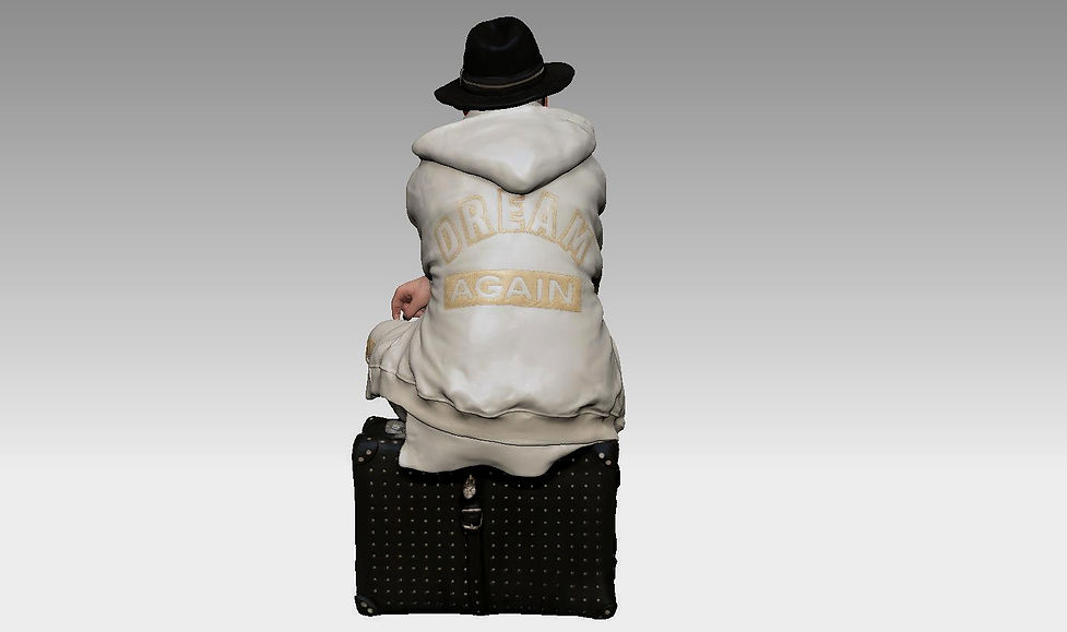 vt sitzend dream again back 3d modell_ed